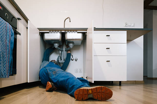 Professional Drain Cleaning technician working in Collinsville, OH